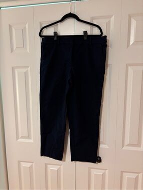 LOFT Riviera Slim Navy Pants